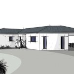 Projet 3D construction maison Ennezat